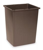 3U658 Waste Container, Square, Off White, 56 G