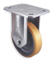 4W680 Rigid Plate Caster, 1600 lb, 6 In Dia