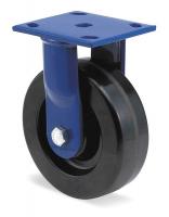2G101 Rigid Plate Caster, 800 lb, 4 In Dia
