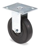4W861 Rigid Plate Caster, 240 lb, 5 In Dia