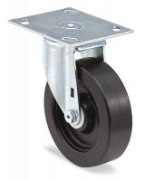 4W864 Swivel Plate Caster, 450 lb, 5 In Dia