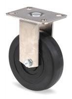 4W884 Rigid Plate Caster, 200 lb, 4 In Dia