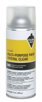 4WGD4 Spray Paint, Crystal Clear, 12 oz.