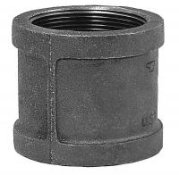 4WHX4 Coupling, 1/4 In, 1-1/16 In L, NPT, Iron