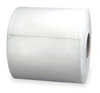 4WK83 Shop Towel Roll, White, PK 4