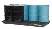 4WLW8 Drum Spill Cntnmnt Pallet, 8 Drum, 10k lb.
