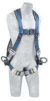 4WLY8 Full Body Harness, L, 420 lb., Blue/Gray