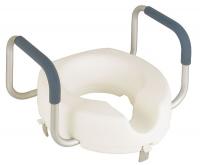 4WML2 Toilet Seat w/Armrests, 250 Lb Capacity