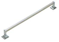 4WML3 Square Towel Bar, Zamac, Chrome Finish