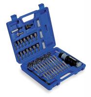 1VXP8 Screwdriver Bit Set, 1/4 Hex Dr, 78 Pc