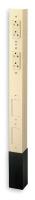 4WX80 Service Pole, Ivory