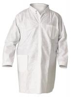 4WXY5 Lab Coat, XL, Spunbond Outer Layer, PK25