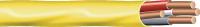 4WZU3 Cable, Nonmetallic, NM-B, 250Ft, 20A, Yellow