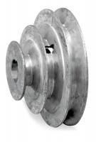 1L843 V-Belt Pulley, 5 In OD, 5/8 Bore, 4 Step