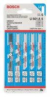 4XD08 Jigsaw Blade Set, U-Shank, PK 5