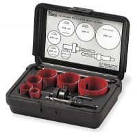 4XG58 Hole Saw Kit, 8 PC