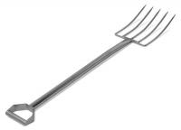 4XKY5 Stainless Steel Fork, 5 Tines, 12 In