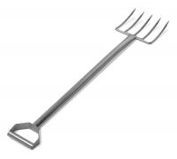 4XKY6 Stainless Steel Fork, 5 Tines, 8 1/2 In