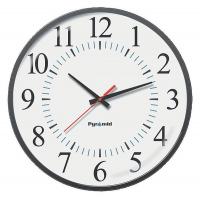 4XKZ8 Analog Sync Clock, 12 Hour Face, 17 In Dia