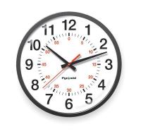 4XLA1 Analog Sync Clock, Seconds Face, 13 1/4 In