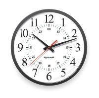 4XLA2 Analog Sync Clock, 24 Hour Face, 13 1/4 In