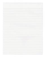 4XMY1 Writing Pad, GlueTop, 8 1/2x 11, PK12