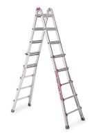 4XN30 Multipurpose Ladder, 17 ft., Aluminum