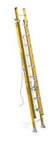 4XN98 Extension Ladder, Fiberglass, 20 ft., IAA