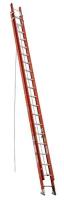 4XP10 Extension Ladder, Fiberglass, 40 ft.