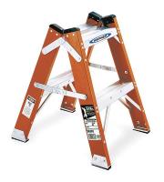 4XP47 Twin Step Stool, 24 In H, 300 lb.