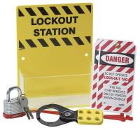 4XR10 Lockout Station, Filled, 8 In H