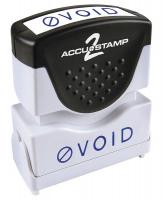 4XRG8 Microban Message Stamp, Void, 3/8&quot;