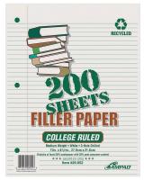 4XTW5 Loose Leaf Paper, 11 x 8-1/2, White