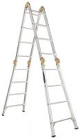 4XZ85 Articulating Ladder, 17 ft., IA, Aluminum