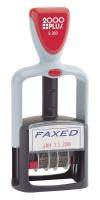 4YDC9 Message Date Stamp, 4 Bands, Faxed