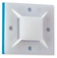 4YF44 Cable Tie Mounting Pads, Pk25