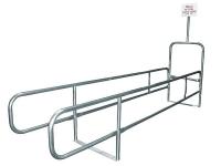 4YFD6 Cart Corral, Double Wide, 168 x 68