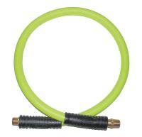 4YFV3 Snubber Hose, 1/2 In ID x 24 In, 3/8 MNPT