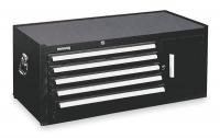 4YGA5 Maintenance Chest, 39 3/8 W, 5 Drawer, Blk