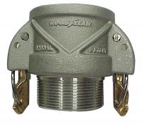 4YGC1 Female Coupler, Male NPT, 2 In, Aluminum