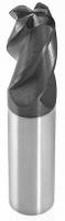 4YGG5 Routing End Mill, 1/4x3/8x2 L, CR, AlTiN