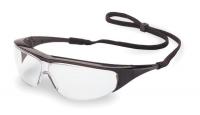 4YH38 Safety Glasses, Clear, Scratch-Resistant