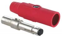 4YHX1 Ball Nose Male Conn, SGL Pole, 690A, Red