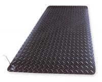 5MDN3 Floor Mat, Anti-Fatigue, Black, 3 x 5 Ft.