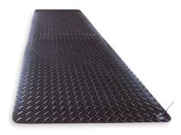 5MDN4 Floor Mat, Anti-Fatigue, Black, 3 x 12 Ft.