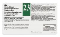4YJ26 Secondary Label, Black, Green/White, PK 12