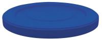 4YKK6 Round Receptacle Lid, Blue, 25-1/8 In Dia