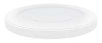 4YKL1 Round Receptacle Lid, White, 25-1/8 In Dia