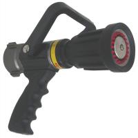 4YLK8 Fire Hose Nozzle, 1-1/2 In., Black