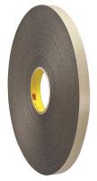 15D144 Double Coated Tape, 3/4In x 72 yd., Black